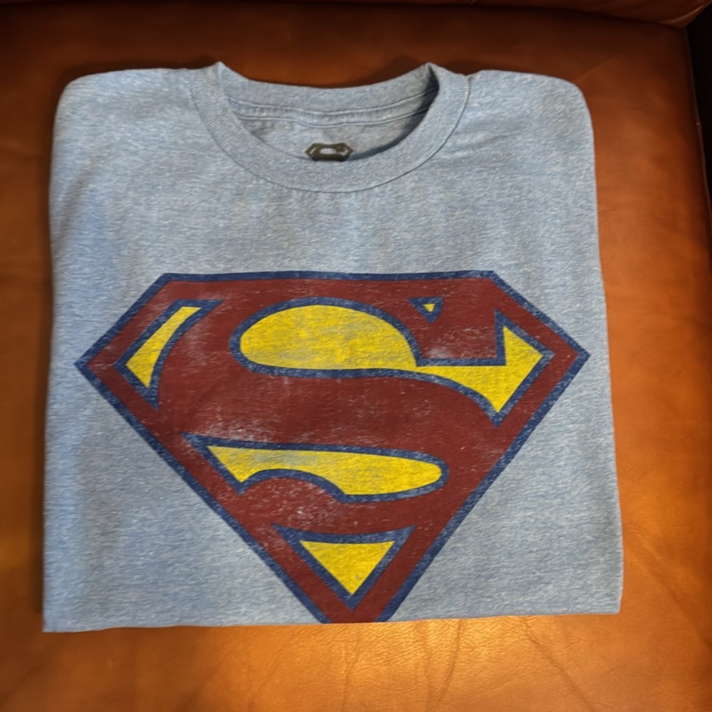DC Comics Superman Logo Blue Tee